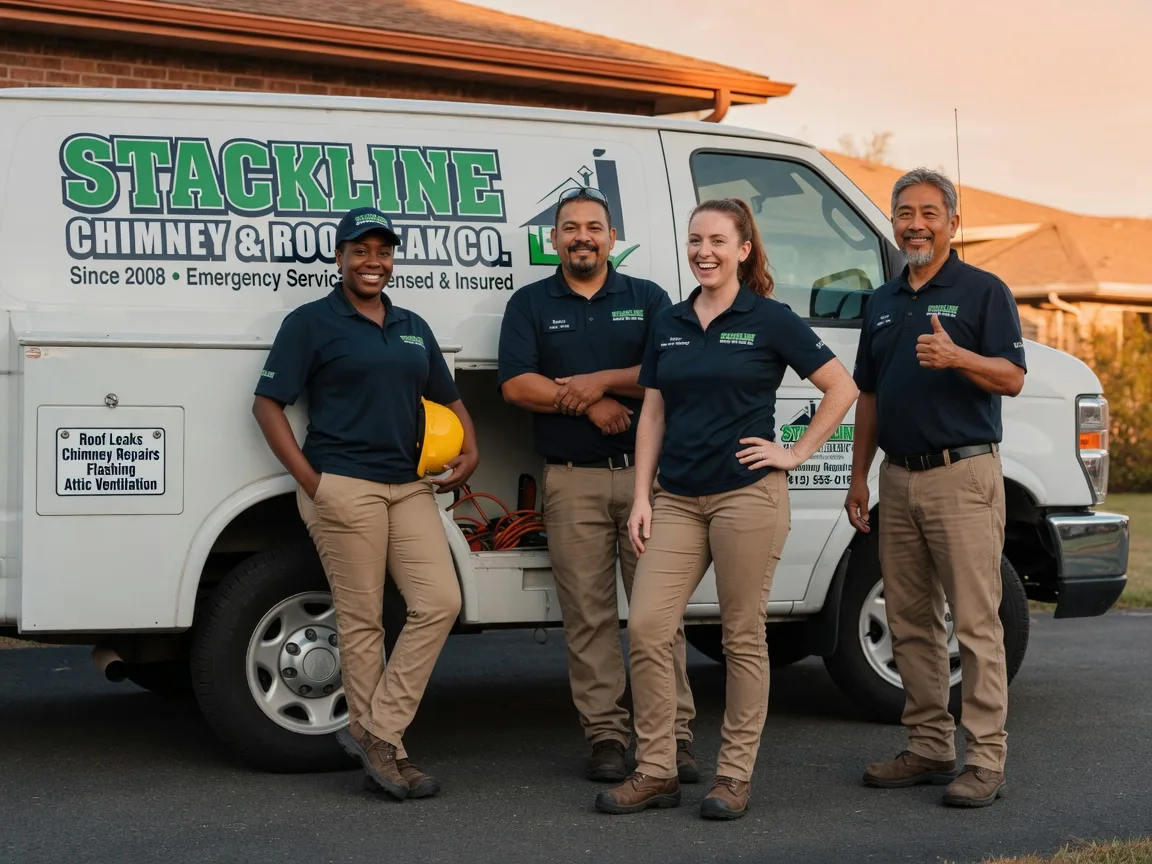 Chimney flashing repair company in Iredell, TX
